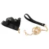 Bad Kitty - set met gerimpelde boeien (4-delig) - zwart