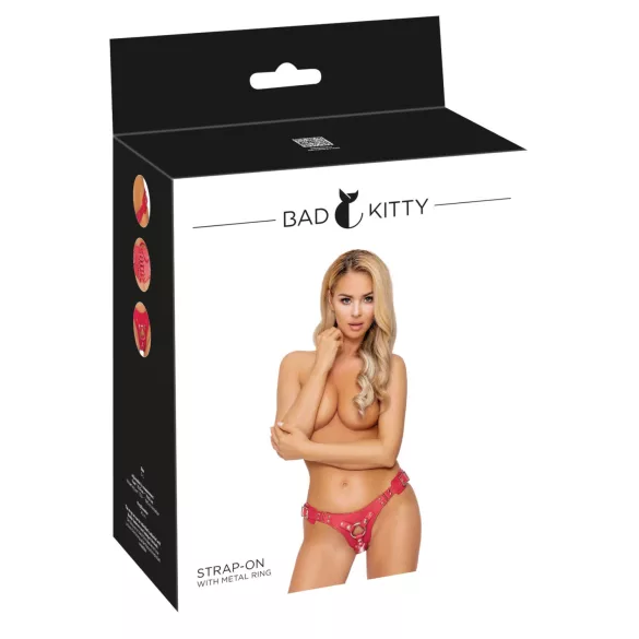 Bad Kitty - strap-on slip - rood