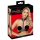 Bad Kitty - Leren bodyharnas met D-ringen (zwart)