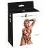Bad Kitty - body met bandjes en open bh (zwart) - S-L