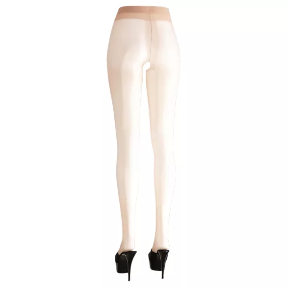 Cottelli - Zijdezachte sexy panty (nude) - XL