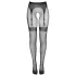 Cottelli Legwear - jarretelkousen met open kruis - zwart - S-L