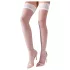 Cottelli - Satijnen hold-up kousen - wit