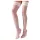 Cottelli - Satijnen hold-up kousen - wit - 3/M-L