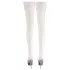Cottelli - Satijnen hold-up kousen - wit - 3/M-L