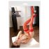 Cottelli - Satijnen hold-up kousen (rood) - 4/L