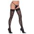 Cottelli Legwear - Zwarte panterprint hold-ups