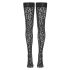 Cottelli Legwear - Zwarte panterprint hold-ups