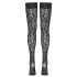 Cottelli Legwear - Zwarte panterprint hold-ups