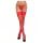 Cottelli - kanten hold-ups - bloemenmotief - rood