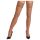 Cottelli - kanten bloemenhold-up kousen (nude) - 3/M-L
