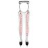Cottelli - Zwarte netpanty's met rode veters