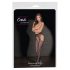 Cottelli Legwear - Open glinsterende kousen - zwart (S-L)