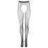 Cottelli Legwear - Open glinsterende kousen - zwart (S-L)