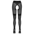Cottelli - Opengewerkte Kousen met Nette Details (Zwart)