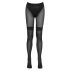 Cottelli - Opengewerkte Kousen met Nette Details (Zwart) - 5