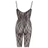 NO:XQSE - Catsuit - Kant - Zwart