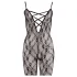 NO:XQSE - Catsuit - Kant - Zwart