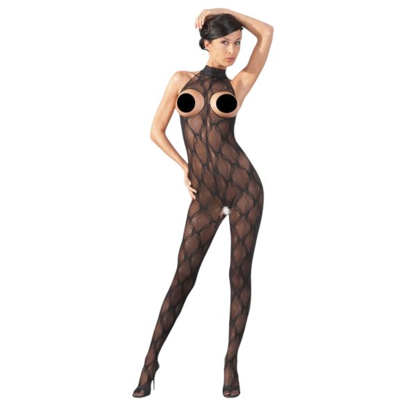 NO:XQSE - Open bust kanten catsuit - XL/XXL