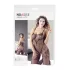 NO:XQSE - kanten net bodystocking - zwart - S-L
