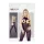 NO:XQSE - open catsuit met halternek - zwart - S-L