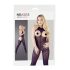 NO:XQSE - Open Halter Catsuit - Zwart (S-L)
