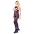 NO:XQSE - Open Halter Catsuit - Zwart (S-L)