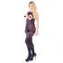 NO:XQSE - open catsuit met halternek - zwart - S-L
