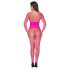 Cottelli - netstoffen catsuit (pink) - S-L