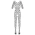 Cottelli - bodystocking met netstof - zwart - S-L