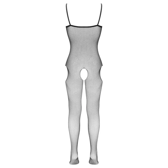 Cottelli Fantasy - open net catsuit met heupuitsnijding (zwart) - S‑L