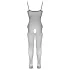 Cottelli Fantasy - open net catsuit met heupuitsnijding (zwart) - S‑L