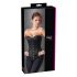 Cottelli - geborduurd party corset (zwart)