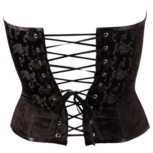 Cottelli - bustier met borduursel - zwart - M