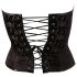 Cottelli - geborduurd party corset (zwart) - M