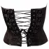 Cottelli - bustier met borduursel - zwart - L