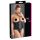 Cottelli Plus Size - satijnen tailleslip (zwart) - 4XL