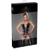 Noir - bustier met jarretels - kant - zwart - XL