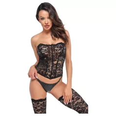Noir - kanten bustier - zwart