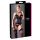 Cottelli - Bloemtop voor dames, plus size (zwart)