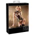 Abierta Fina - open set lingerie - kanten details - zwart