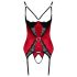 Cottelli - Rode kanten push-up top set