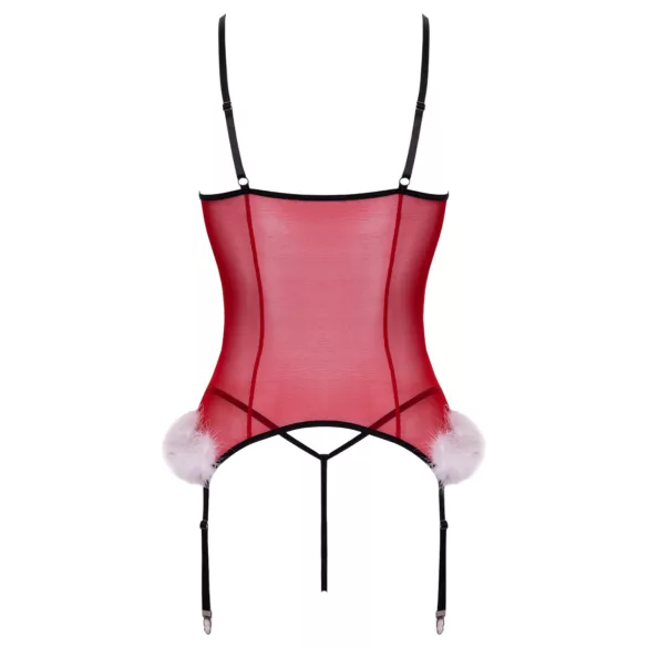 Cottelli - kerstlingerie set (rood) - L/XL