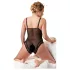 Cottelli Plus Size - body - kant - zwart - XXXL