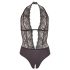 Cottelli - Kant-en-halsband body (zwart)