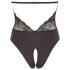Cottelli - Kant-en-halsband body (zwart)