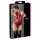 Cottelli Party - body zonder mouwen - glanzend - rits - rood - M