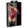 Cottelli Party - Mouwloze glanzende body met rits (rood) - L