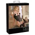 Abierta Fina - open body - kanten bandjes - zwart - 80B/M