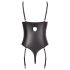 Abierta Fina - Sprankelende kanten open body (zwart) - 80C/M
